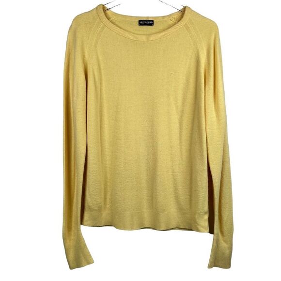 PIERRE CARDIN Sweater Vintage in Yellow Size Medium - Picture 1 of 7